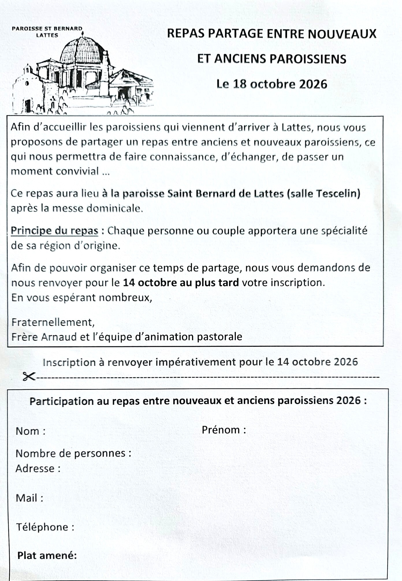 repas paroissial 18 octobre 2026